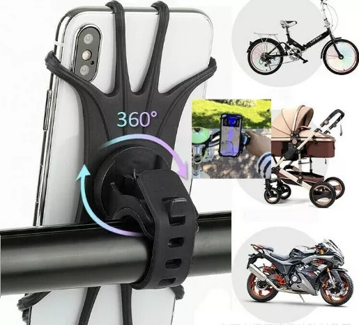 Telefoonhouder fiets – Smartphone Telefoon houder – Universeel – Motor – Fiets – Kinderwagen